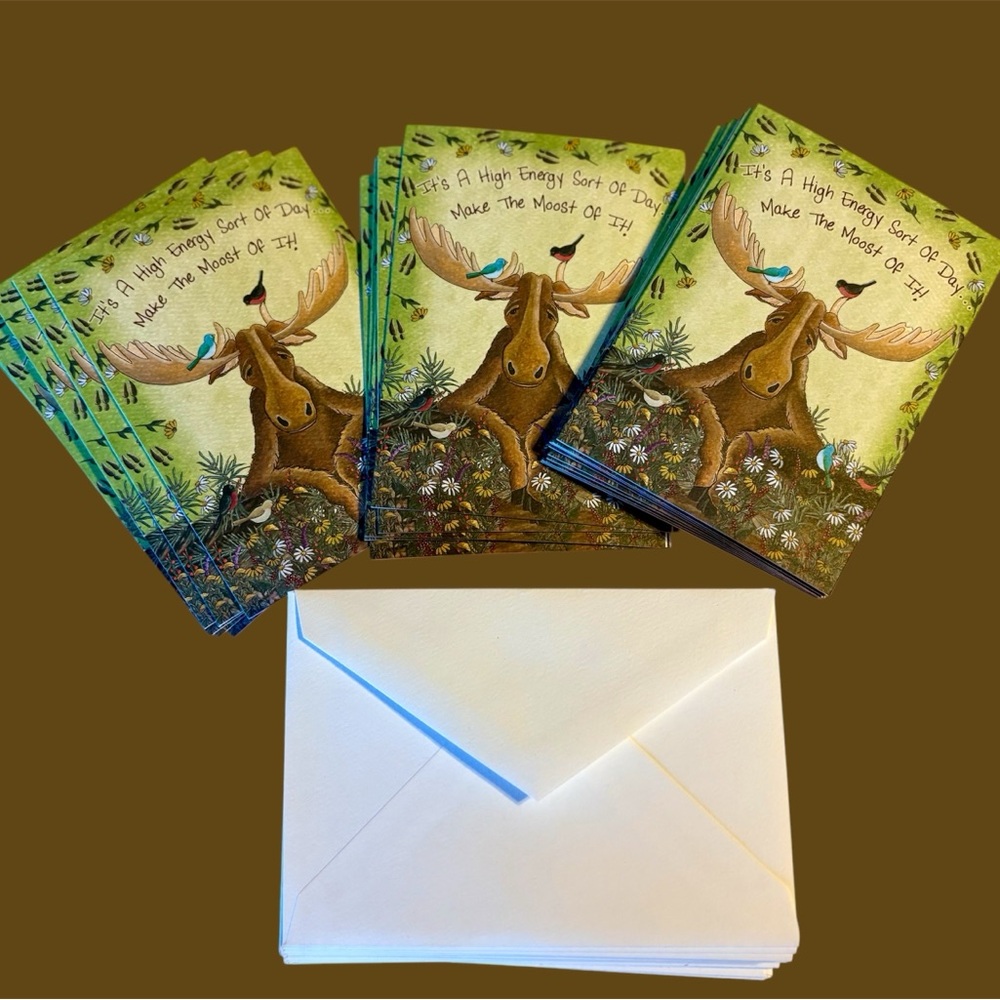 Moose notecards and envelopes 20
Made in the USA